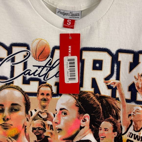 NWT Caitlin Clark Iowa All Time Leading Score Tee Size S - Picture 4 of 4